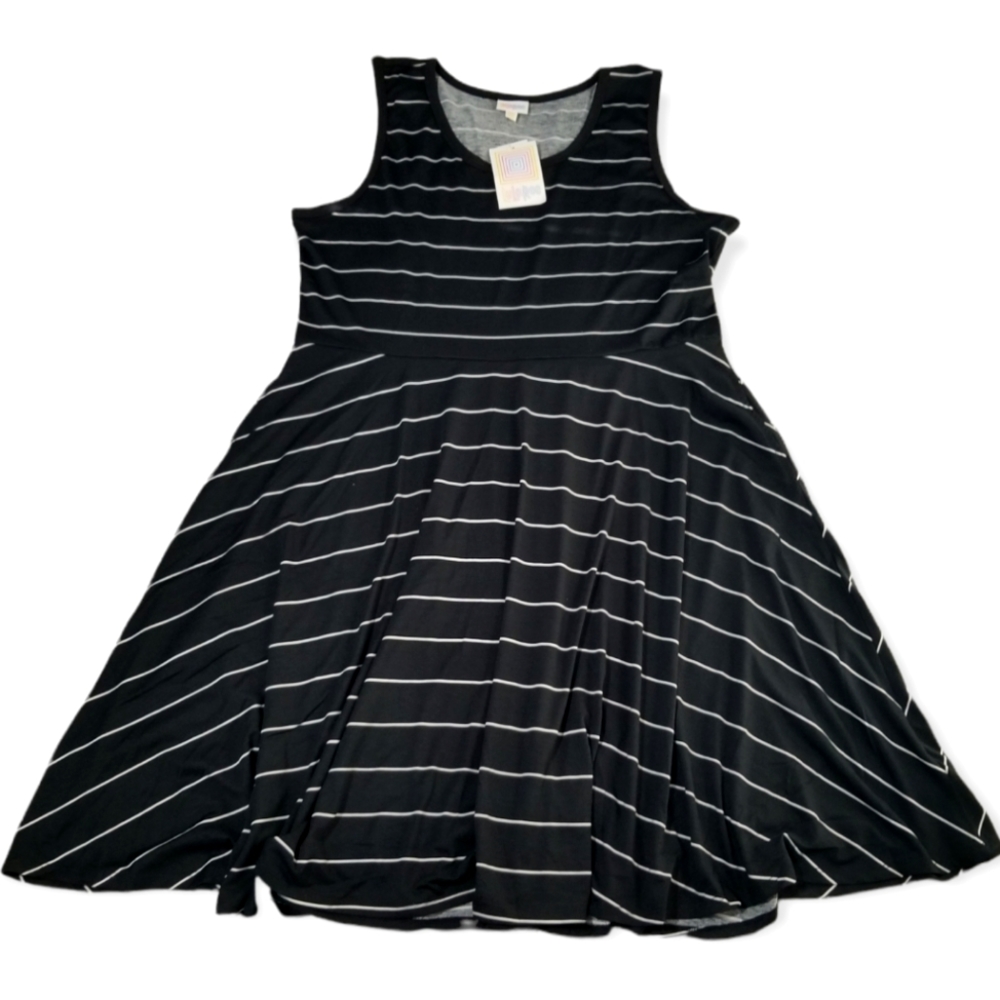 Striped LuLaRoe Nicki Dress